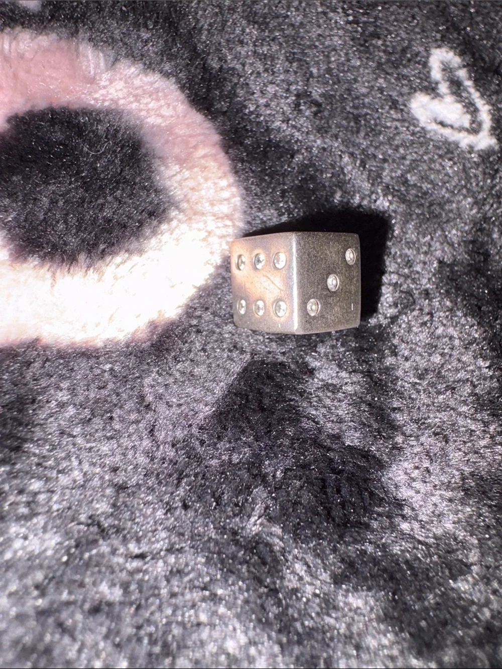 Silver Dice Pandora Charm